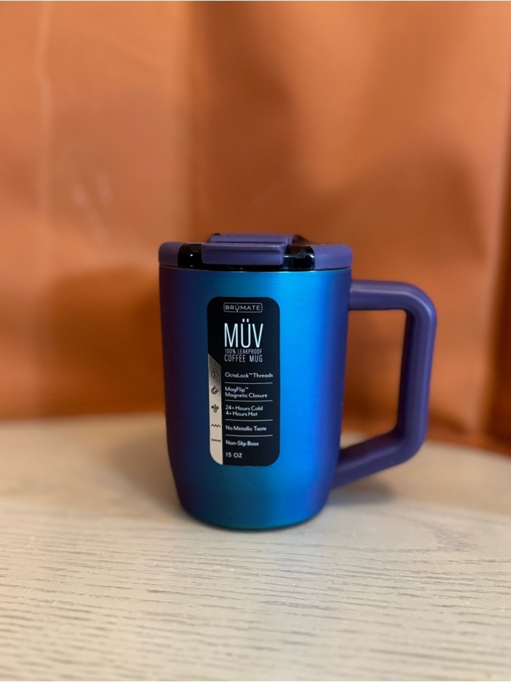 BRÜMATE MÜV Insulated Travel Mug - Dark Aura Muv 15 oz